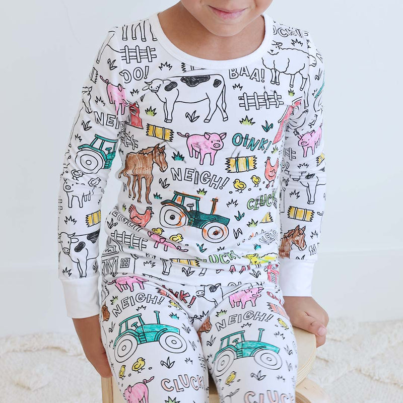 🎨5 Marker als Geschenk🎨 Graffikid™ - Ein Pyjama-Set, das Bemalt Werden Kann!