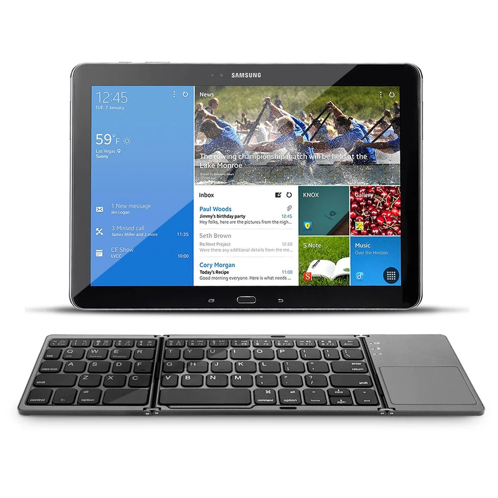 ErgoType™: Die Klappbare Bluetooth-Tastatur für Effizientes Arbeiten