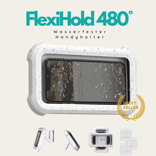 FlexiHold 480° Wasserfester Handyhalter