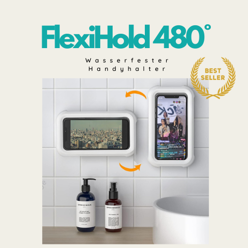 FlexiHold 480° Wasserfester Handyhalter