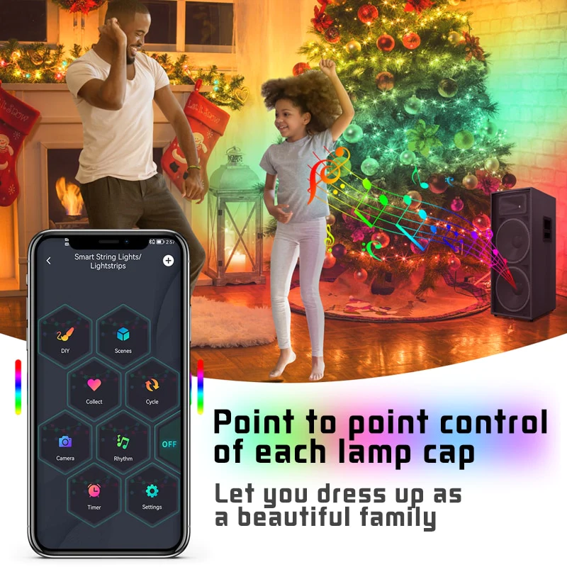 Otee™️ - Weihnachtsbaum RGB Bluetooth Steuerung
