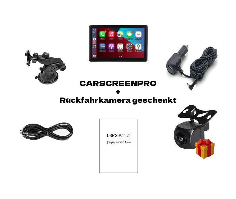 ScreenCar™ + kostenlose Rückfahrkamera