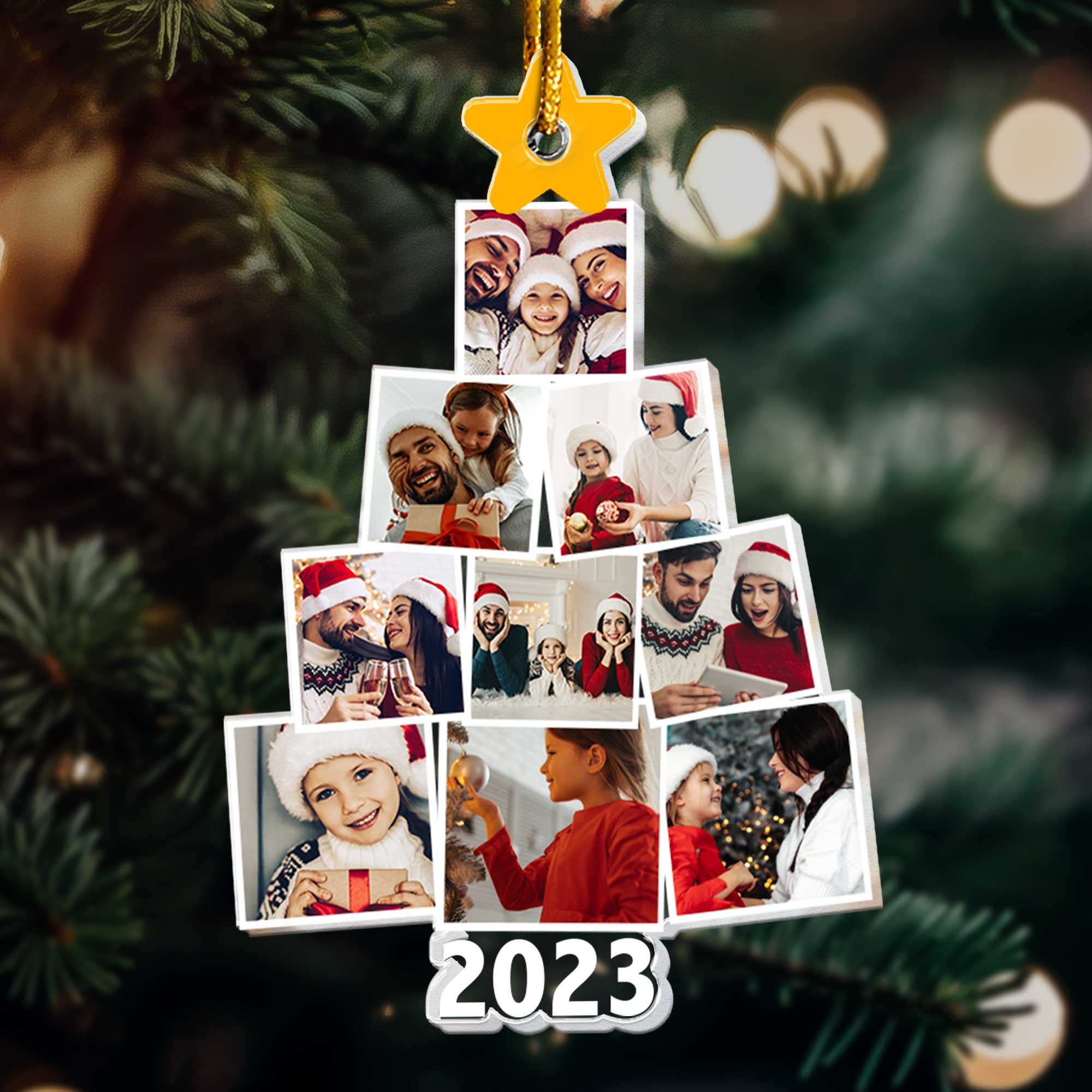 Otee™️ - Weihnachtsbild des Familienbaums